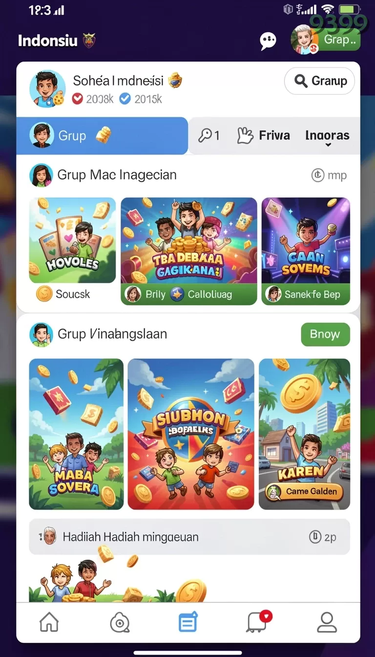 Cuplikan layar DORA77 — halaman utama